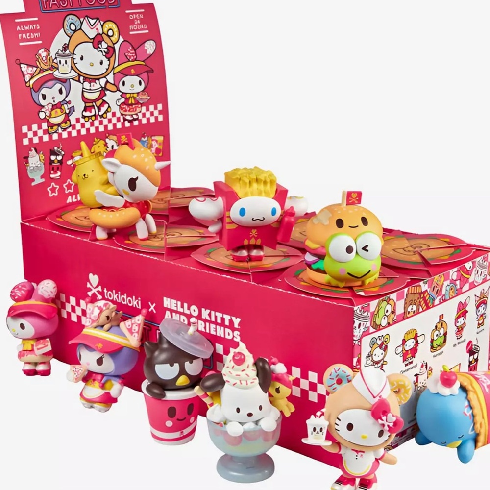 tokidoki x Hello Kitty and Friends Fast Food Sanrio Blind Box Figure HELLO KITTY - Picture 5 of 5
